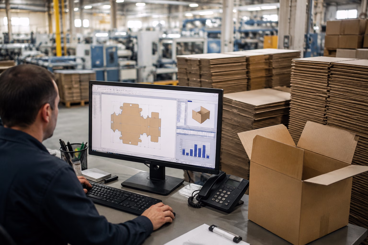 Software para fabricantes de cajas de cartón
